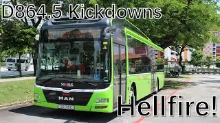 [SMRT]HELLFIRE VOITH THRASH - SG1715C On 985 - MAN NL323F A22