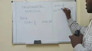 Solve sin=2/5 Trigonometric equation