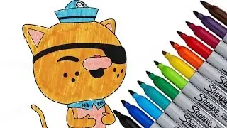 The Octonauts Kwazii coloring page colorful episode Fisher Price