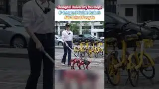 Shanghai University Develops 6-Legged Guide Robot For Blind People#ShanghaiUniversity #GuideRobot