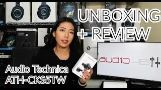 Audio Technica ATH-CKS5TW Unboxing + Review
