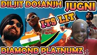 Cameroon 🇨🇲Reacts to JUGNI | DILJIT DOSANJH X DIAMOND PLATNUMZ | OFFICIAL MUSIC VIDEO