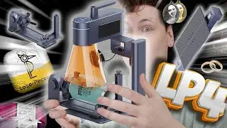 LaserPecker LP4 - With Rotary & Slide Extension - The Perfect Desktop Laser Engraving kit?