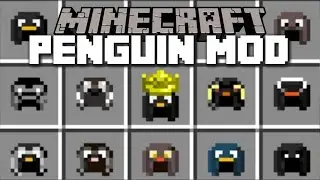 Minecraft PENGUIN MOD / BREED ALL TYPES OF PENGUINS AND PUT THEM IN YOUR ZOO!! Minecraft
