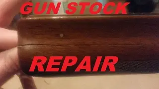 How To Fix a Broken Gun Stock With Wood Glue: Easy Repair & Glueing of a Cracked Fore End Grip
