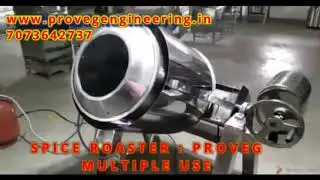 #ROASTER #BATCHROASTER #SPICEROASTER #NUTSROASTER #PEANUTROASTER #CHANAROASTER #PROVEGENGG7073642737
