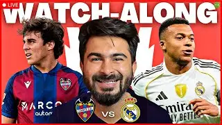 Levante v Real Madrid LaLiga Watchalong LIVE | TFHD