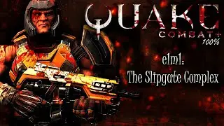 Na falta do Brutal Quake, é isso que a gente tem - E1M1 100% Segredos [Quake Combat+]