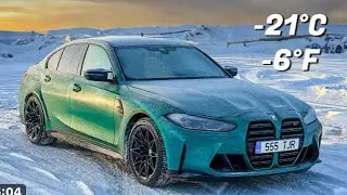 BMW M3 Competition Cold Start in Extreme -21&deg;C / -6&deg;F Weather