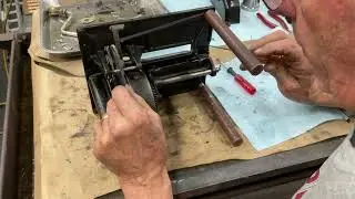 2705.  Aligning the Amberola 30 gear train 