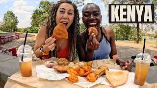 Kenyalı Kızla Kenya Sokak Yemeklerini Yedik!  Kenya Nairobi @LIV KENYA