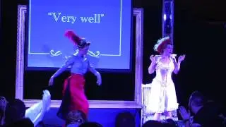 Ruby Slippers and Ruby DeLure perform at Sugar Blue Burlesque's La Belle Epoque show