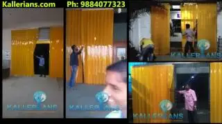 Insect Amber PVC Strip Curtains, Food grade PVC Strip Curtains