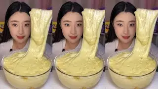 Asmr🍰Cheese Turkey Noodles🍰 (Soft And Waxy Sound) 크림丨먹방丨Mukbang丨Satisfying丨Eatings