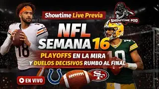The Showtime Podcast Live: NFL Semana 16: Playoffs en la mira y duelos decisivos rumbo al final