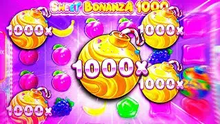 УПАЛА БОМБА X1000 В SWEET BONANZA 1000 , ЗАНОС?