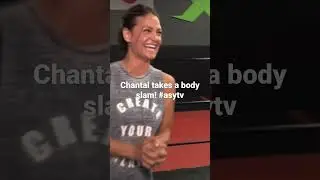 Chantal takes a body slam! #asytv