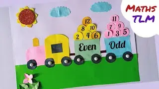 Even And Odd Number Maths TLM\ How to make even and odd numbers maths project\Maths Model\Maths TLM