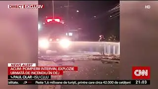 Nouă explozie: O persoană decedată, arde o conductă de gaze &icirc;n Dej