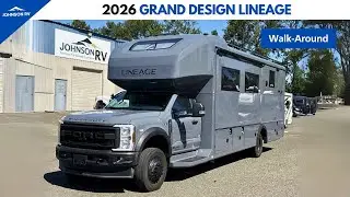 2026 Grand Design Lineage F-Series Super C &ndash; Diesel Power, Solar, Washer-Dryer & Luxury!
