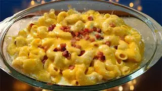 MAC and CHEESE  com BACON - Macarrão com Queijo ESTILO AMERICANO