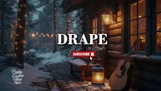 Winter Night Guitar Ambience ~ Calm Music For Deep