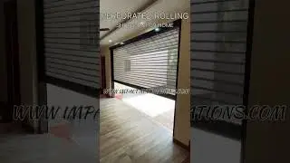 Safety perforated rolling shutter installation at mavelikara alappuzha +91 8943430062 +91 8943430061