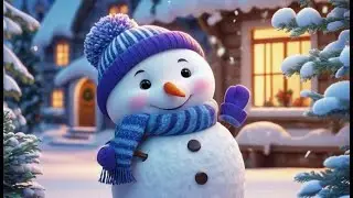 El muñeco de nieve que lloraba dejó caer | Canciones Infantiles y Rimas para Niños