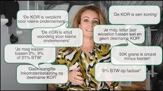 Misverstanden over de kleine ondernemersregeling (KOR)
