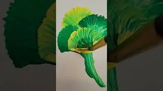 Easy way to paint flowers #youtubeshorts #shorts #youtubefeed  #easypainting #floral