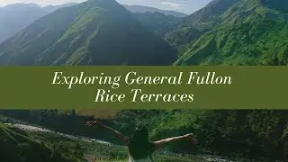 Experience Rice Terraces in Visayas