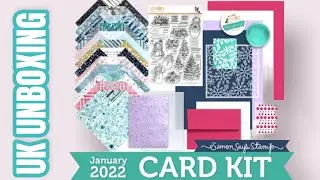 SIMON SAYS STAMP MONTHLY CARD KIT - JANUARY 2022 - UK UNBOXING