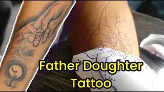 Father Douthter Tattoo | Family Tattoos | tattoo designs #newtattoos