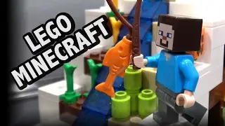 LEGO Minecraft Waterfall Base 21134 | New York Toy Fair