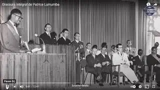 DISCOURS DE LUMUMBA DU 30 JUIN 1960