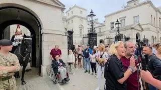 Lady Victoria Hervey &  The Veteran Today at Horse Guards in London 