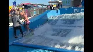 FloRider Surfing Wave - Wild Action On Royal Caribbean Cruise Ship!