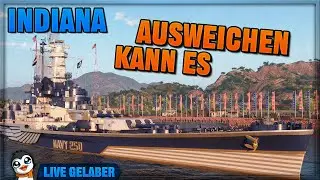 Crazy gut im Beschleunigen - Indiana - World of Warships [Live Gelaber]