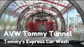 [4K] Tommy Tunnel - Tommy's Express Car Wash, Roseville CA. Inside/Outside View.