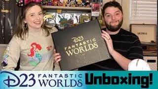 Unboxing D23 Fantastic Worlds 2020 Gold Member Gift