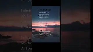 Dream of You🩶 #love #breakup #dreamofyou #wish#dreamcometrue #quotes #poetry #poem #writer