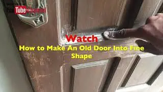 How to Enamel Paint on old Wooden Door Paint Like a Professional