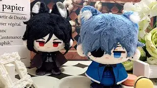 Calembou Black Butler Character Plush Keychain | Ciel Phantomhive & Sebastian Michaelis