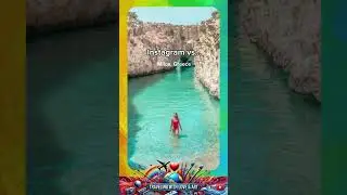 Papafragas Caves = Poo Soup 💩😂 #travelreality  #instagramvsreality #instagramreality #milosgreece
