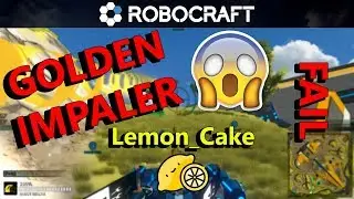 #Robocraft Rail IMPALER!!! 😱 FAIL - YOU love ✨GOLDEN✨ weapons