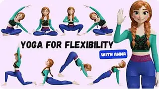 Yoga for Flexibility with Anna ❄️ Frozen Yoga for Children ❄️ Yoga for Health | Yoga With Frozen
