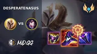 MID.GG: [ DesperateNasus ] Kayle MID vs Ahri | EUW CHALLENGER | LOL Season 2025