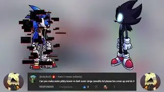 FNF Zavodila HD but it's Pibby Sonic Boom Vs Dark Sonic