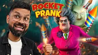 Miss T Ka Udta Rocket 🚀😂 Epic Prank  | Scary Teacher 3D Epic Prank | AKR PlayVerse