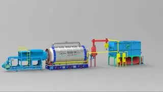 BATCH TIRE/PLASTIC PYROLYSIS PLANT